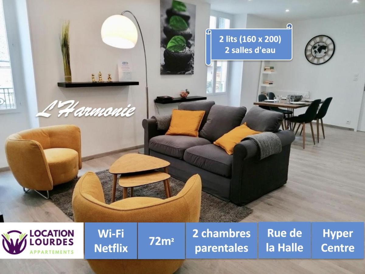 L'Harmonie 72M2 - 2 Chambres Parentales - Rue De La Halle - Hyper Centre Лурд Экстерьер фото